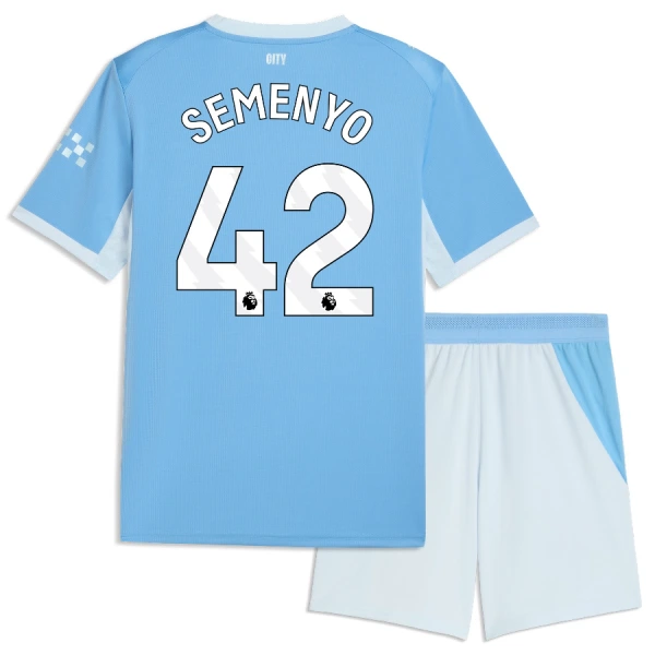Manchester City Semenyo 42 Thuistenue Kinderen 26/27 Manchester City Semenyo 42 Thuistenue Kinderen 26/27