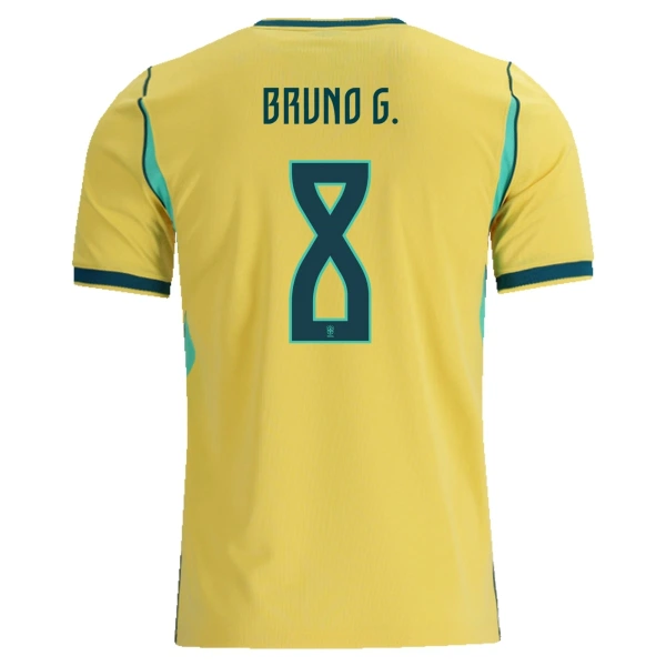 Brazilië Bruno Guimaraes 8 Thuisshirt WK 2026