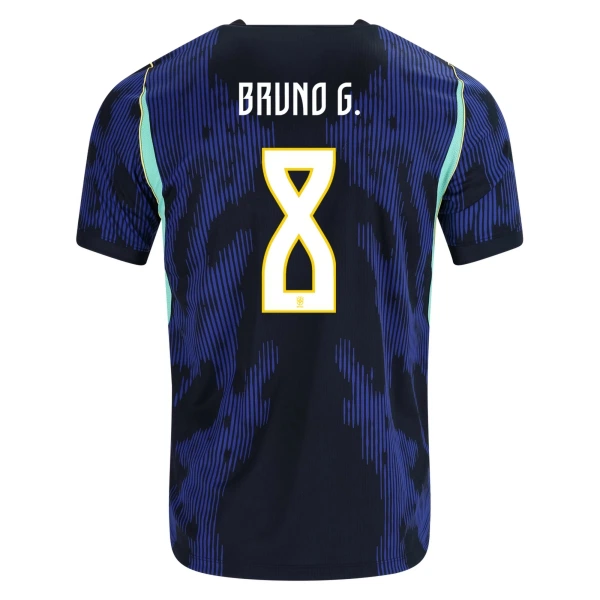 Brazilië Bruno Guimaraes 8 Uitshirt WK 2026 Brazilië Bruno Guimaraes 8 Uitshirt WK 2026