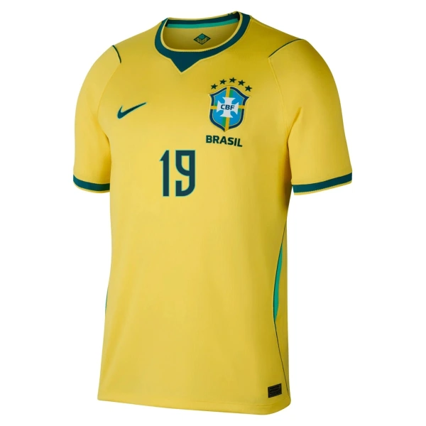 Brazilië Endrick 19 Thuisshirt WK 2026