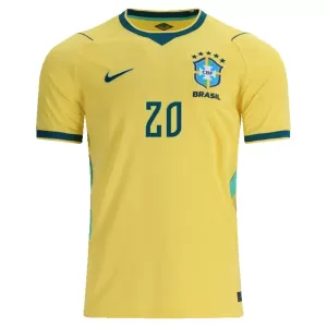 Brazilië Estevao 20 Thuisshirt WK 2026