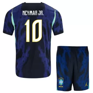 Brazilië Neymar JR 10 Uittenue Kinderen WK 2026