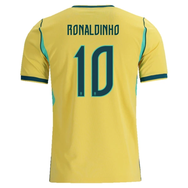 Brazilië Ronaldinho 10 Thuistenue Kinderen WK 2026