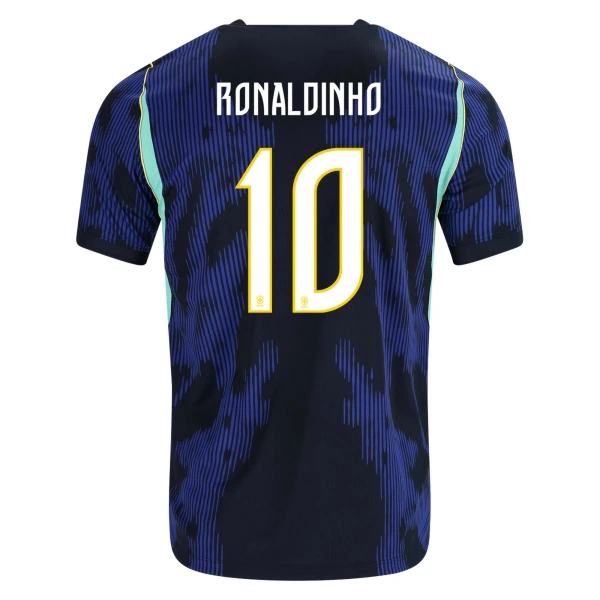 Brazilië Ronaldinho 10 Uittenue Kinderen WK 2026
