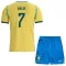 Brazilië Vinicius Junior 7 Thuistenue Kinderen WK 2026