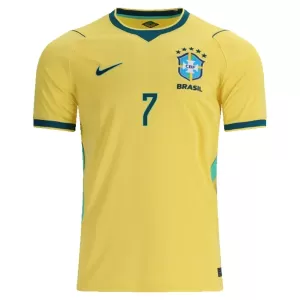 Brazilië Vinicius Junior 7 Thuistenue Kinderen WK 2026