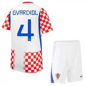 Kroatië Josko Gvardiol 4 Thuistenue Kinderen WK 2026