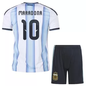 Argentinië Maradona 10 Thuistenue Kinderen WK 2026