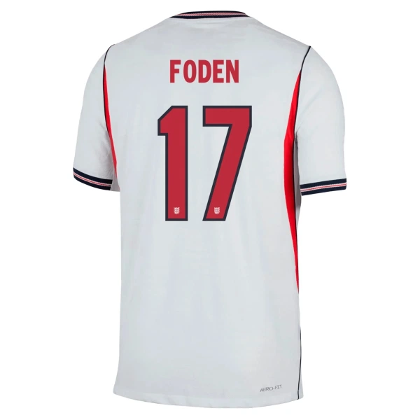 Engeland Phil Foden 17 Thuisshirt WK 2026 Engeland Phil Foden 17 Thuisshirt WK 2026