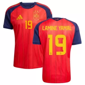 Spanje 2 Stars Lamine Yamal 19 Thuisshirt WK 2026