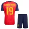 Spanje 2 Stars Lamine Yamal 19 Thuistenue Kinderen WK 2026