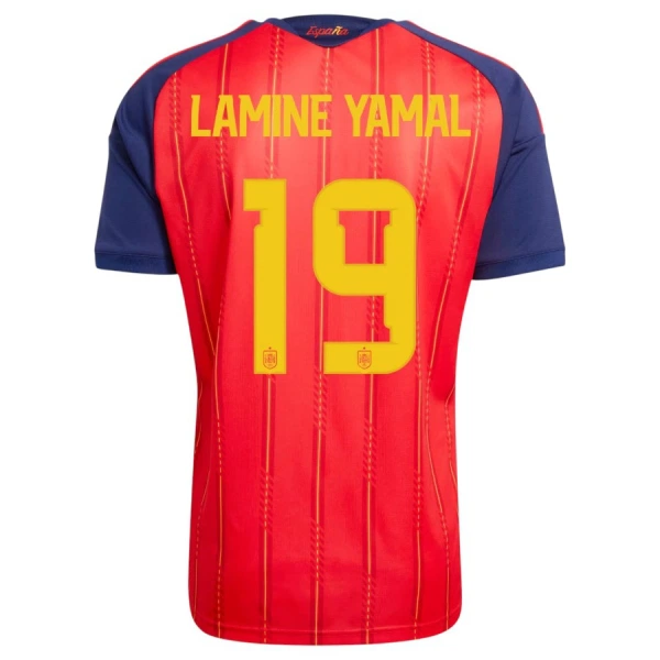 Spanje 2 Stars Lamine Yamal 19 Thuistenue Kinderen WK 2026