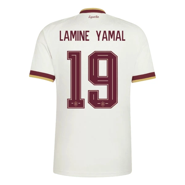 Spanje 2 Stars Lamine Yamal 19 Uitshirt WK 2026