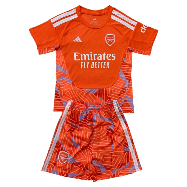 Arsenal Doelman Tenue Kinderen 26/27 Oranje