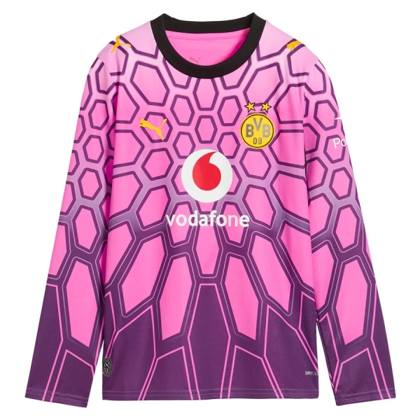 Borussia Dortmund Kobel 1 Doelman Uitshirt 26/27 Lange Mouwen Roze