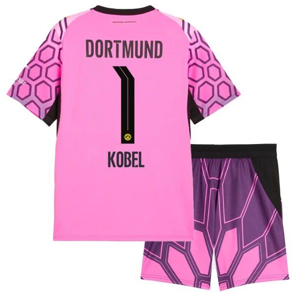 Borussia Dortmund Kobel 1 Doelman Uittenue Kinderen 26/27 Roze