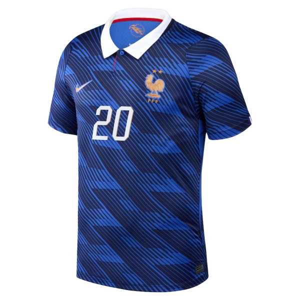 Frankrijk Desire Doue 20 Thuisshirt WK 2026