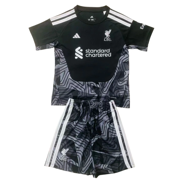 Liverpool Doelman Tenue Kinderen 26/27 Zwart