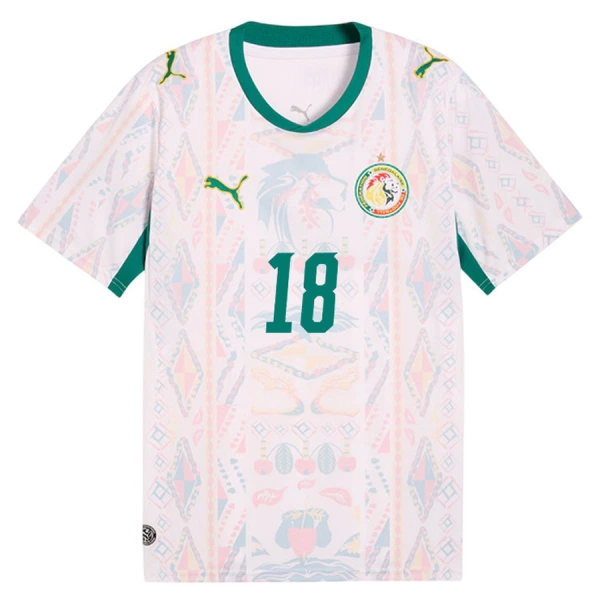 Senegal Sarr 18 Thuisshirt WK 2026