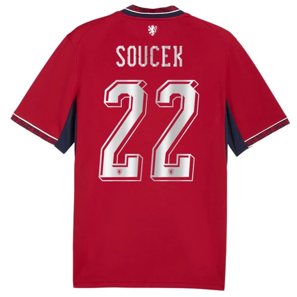Tsjechië Soucek 22 Thuisshirt WK 2026 Tsjechië Soucek 22 Thuisshirt WK 2026