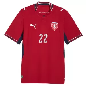 Tsjechië Soucek 22 Thuisshirt WK 2026
