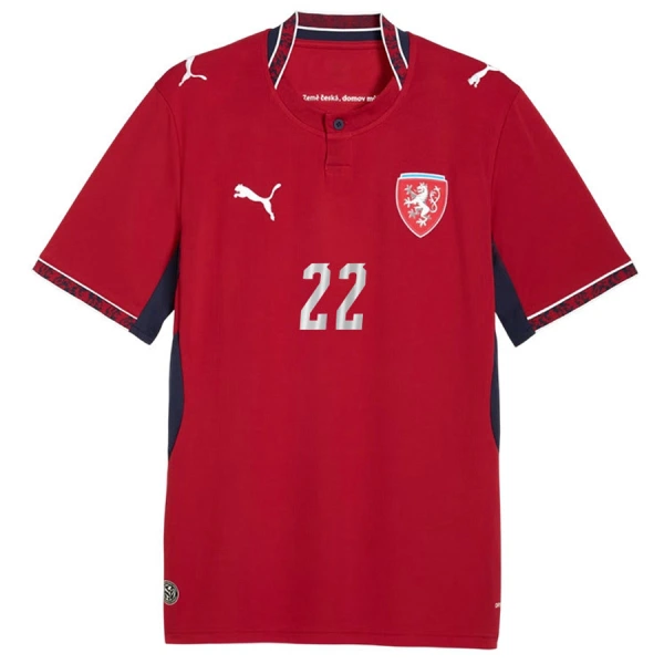 Tsjechië Soucek 22 Thuisshirt WK 2026