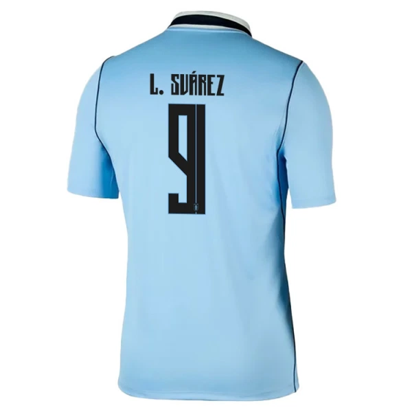 Uruguay Luis Suárez 9 Thuisshirt WK 2026 Uruguay Luis Suárez 9 Thuisshirt WK 2026