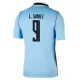 Uruguay Luis Suárez 9 Thuisshirt WK 2026 Uruguay Luis Suárez 9 Thuisshirt WK 2026
