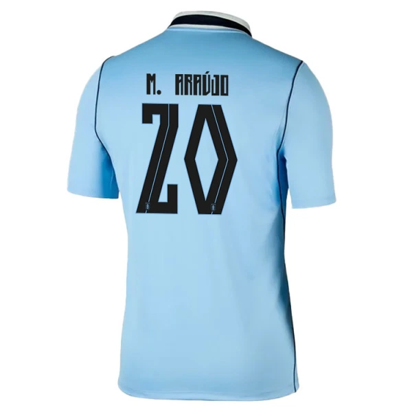 Uruguay Maximiliano Araujo 20 Thuisshirt WK 2026 Uruguay Maximiliano Araujo 20 Thuisshirt WK 2026