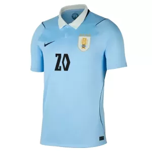 Uruguay Maximiliano Araujo 20 Thuisshirt WK 2026