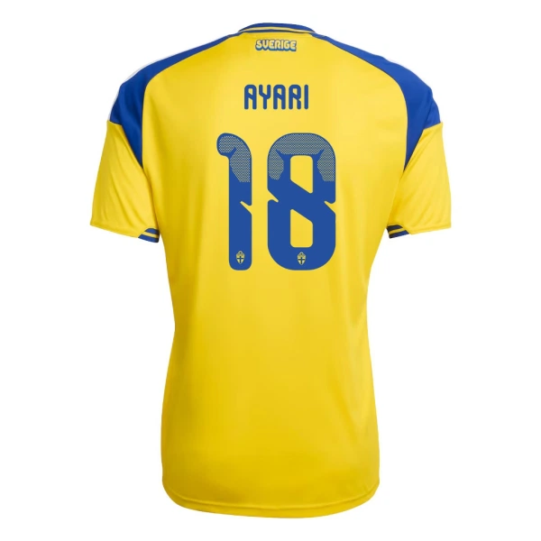 Zweden Ayari 18 Thuisshirt WK 2026 Zweden Ayari 18 Thuisshirt WK 2026