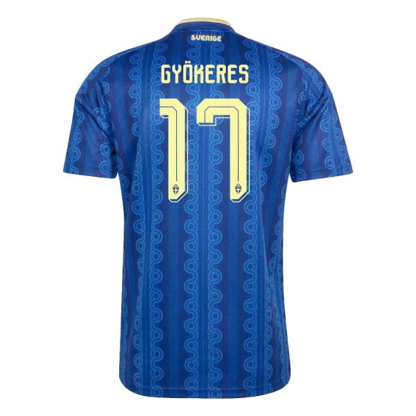Zweden Gyokeres 17 Uitshirt WK 2026 Zweden Gyokeres 17 Uitshirt WK 2026