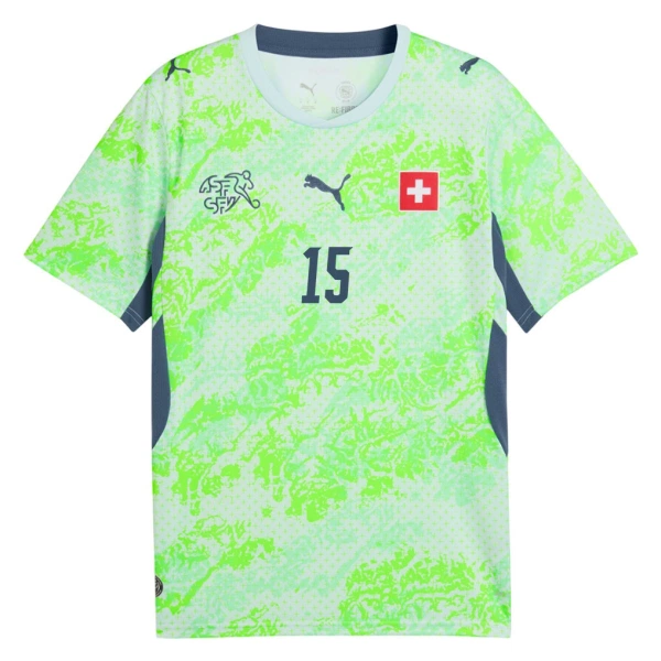 Zwitserland Djibril Sow 15 Uitshirt WK 2026
