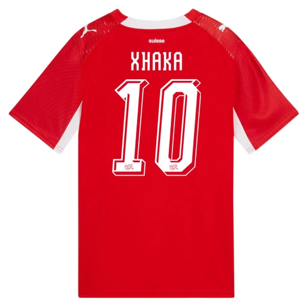 Zwitserland Granit Xhaka 10 Thuisshirt WK 2026