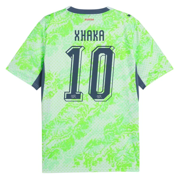 Zwitserland Granit Xhaka 10 Uitshirt WK 2026 Zwitserland Granit Xhaka 10 Uitshirt WK 2026