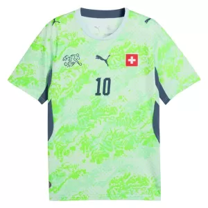 Zwitserland Granit Xhaka 10 Uitshirt WK 2026