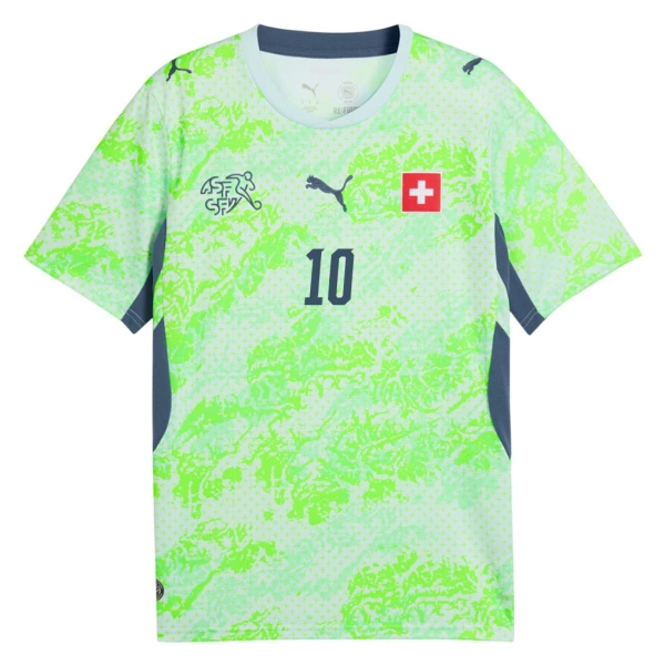 Zwitserland Granit Xhaka 10 Uitshirt WK 2026