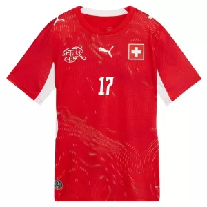 Zwitserland Vargas 17 Thuisshirt WK 2026