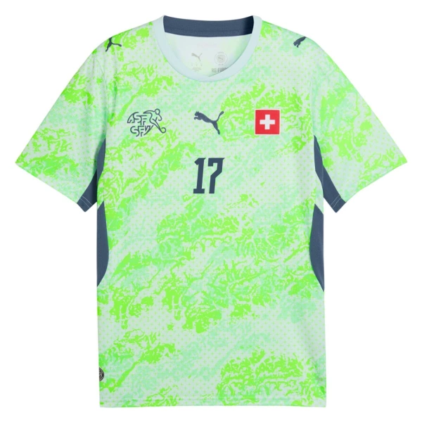 Zwitserland Vargas 17 Uitshirt WK 2026