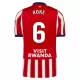 Atlético Madrid Koke 6 Thuisshirt 26/27 Atlético Madrid Koke 6 Thuisshirt 26/27