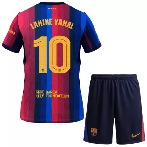 FC Barcelona Lamine Yamal 10 Thuistenue Kinderen 26/27