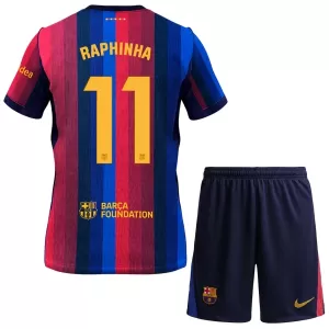 FC Barcelona Raphinha 11 Thuistenue Kinderen 26/27