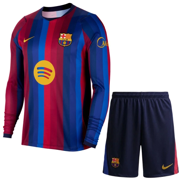 FC Barcelona Thuistenue Kinderen 26/27 Lange Mouwen FC Barcelona Thuistenue Kinderen 26/27 Lange Mouwen