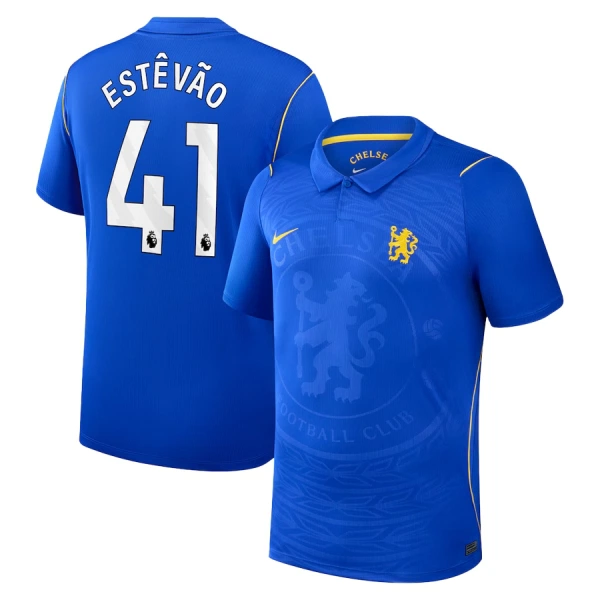 Chelsea Estevao 41 Thuisshirt 26/27 Chelsea Estevao 41 Thuisshirt 26/27