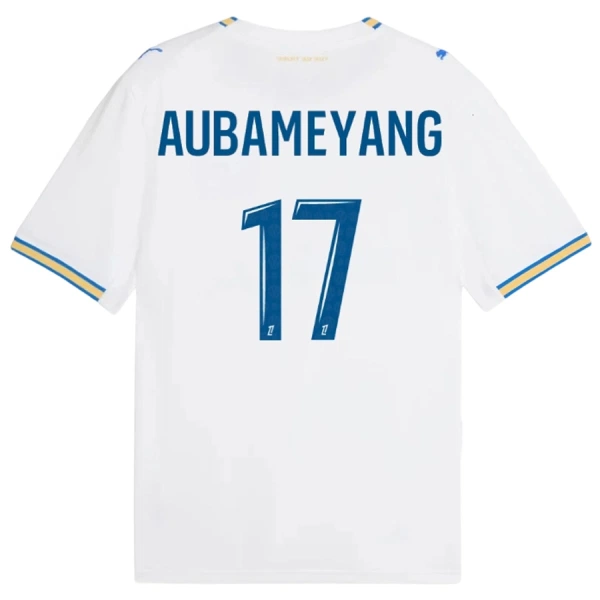 Olympique de Marseille Aubameyang 17 Thuisshirt 26/27 Olympique de Marseille Aubameyang 17 Thuisshirt 26/27