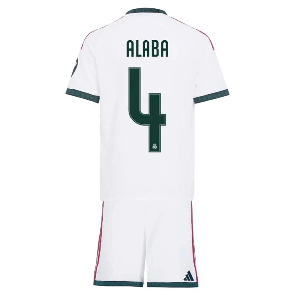 Real Madrid David Alaba 4 Thuistenue Kinderen 26/27 Real Madrid David Alaba 4 Thuistenue Kinderen 26/27