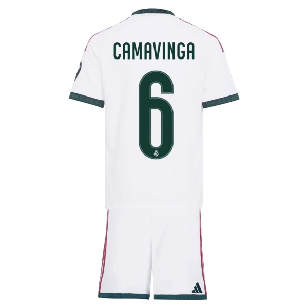 Real Madrid Eduardo Camavinga 6 Thuistenue Kinderen 26/27 Real Madrid Eduardo Camavinga 6 Thuistenue Kinderen 26/27