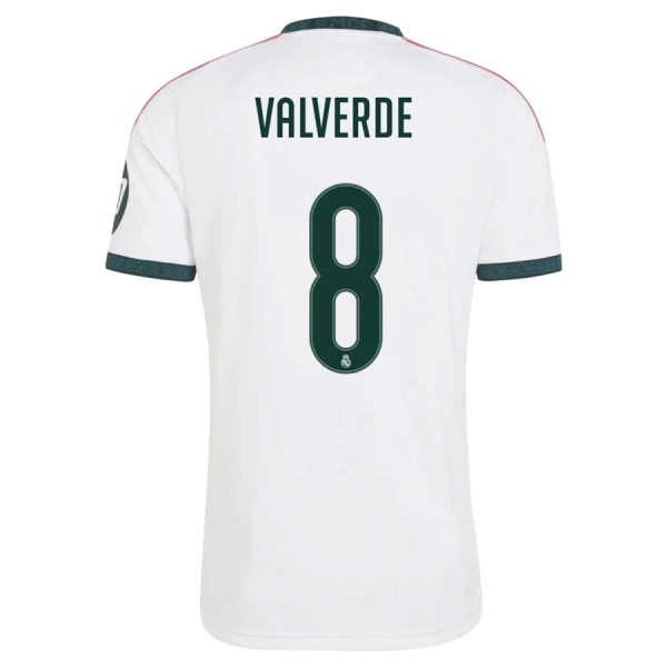 Real Madrid Federico Valverde 8 Thuisshirt 26/27 Real Madrid Federico Valverde 8 Thuisshirt 26/27