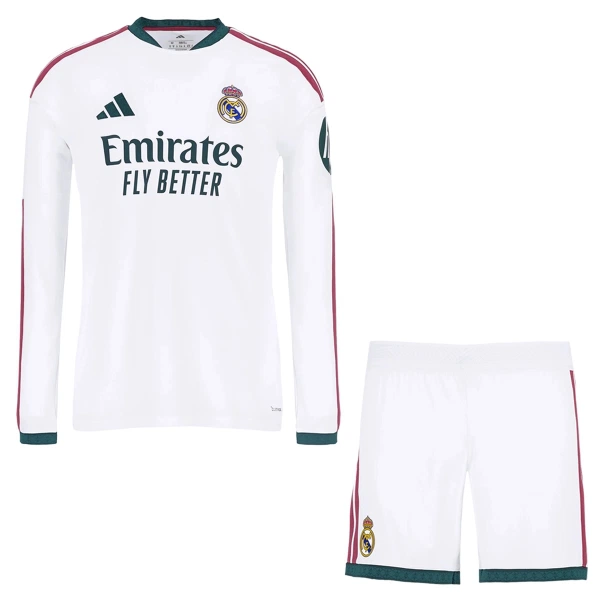 Real Madrid Thuistenue Kinderen 26/27 Lange Mouwen Real Madrid Thuistenue Kinderen 26/27 Lange Mouwen
