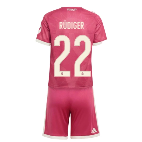 Real Madrid Antonio Rüdiger 22 Derde Tenue Kinderen 26/27